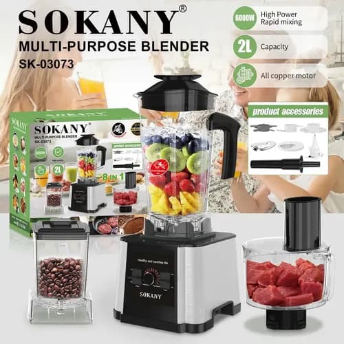 Licuadora Sokany 8 En 1