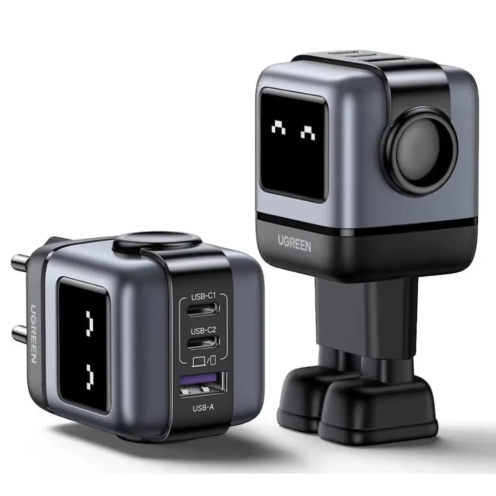 CARGADOR UGREEN  65W 2 PUERTOS USB-C Y 1 PUERTO USB-A