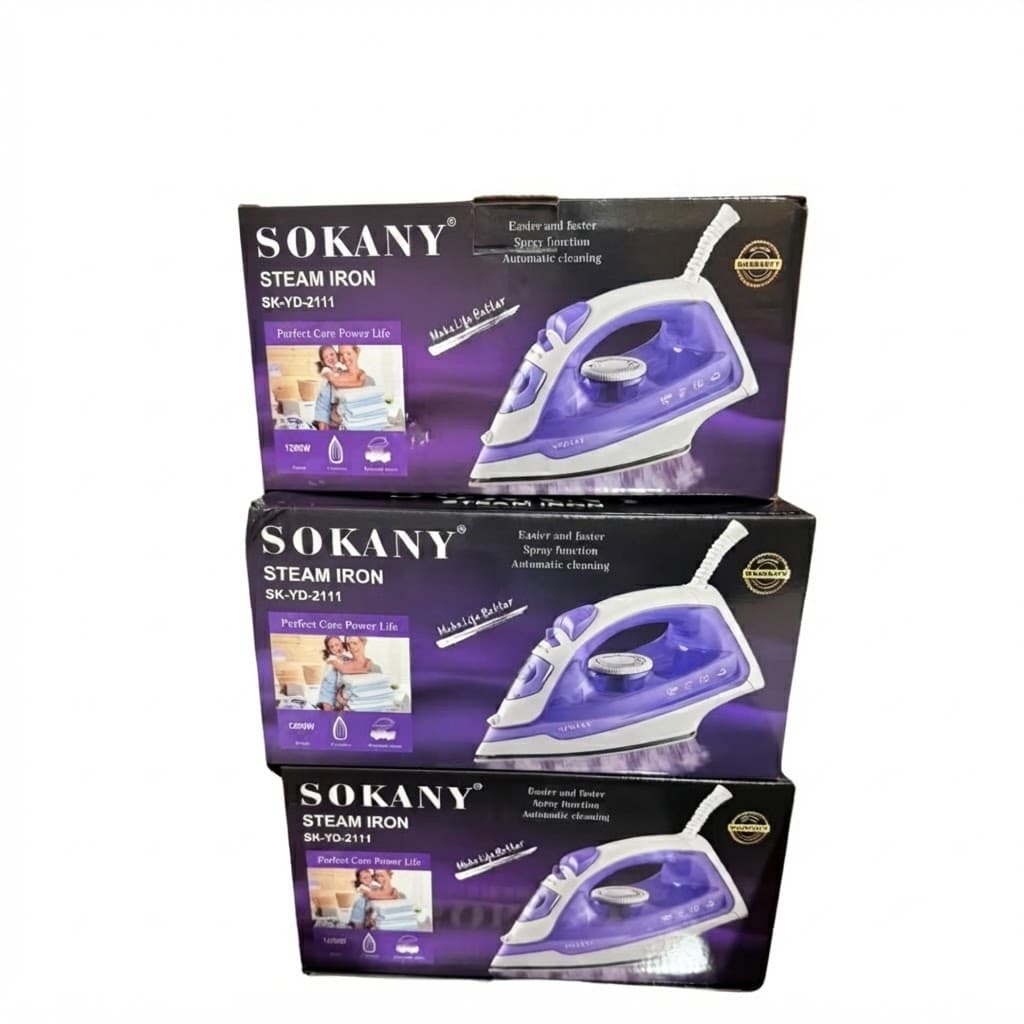 Plancha Steam Iron Sokany Sk-Yd-2112