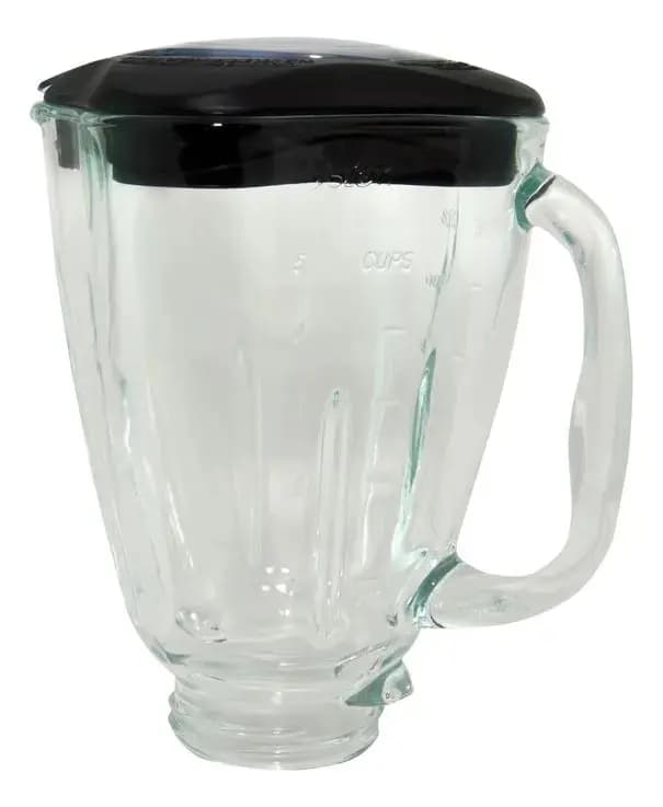 Repuesto Vaso De Vidrio Oster Tipo Trébol Con Tapa