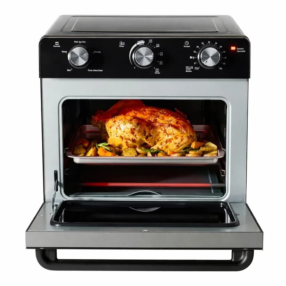 Horno Tostador OSTER Con Freidora De Aire 2177537 22Lt Con Antiadherente Negro