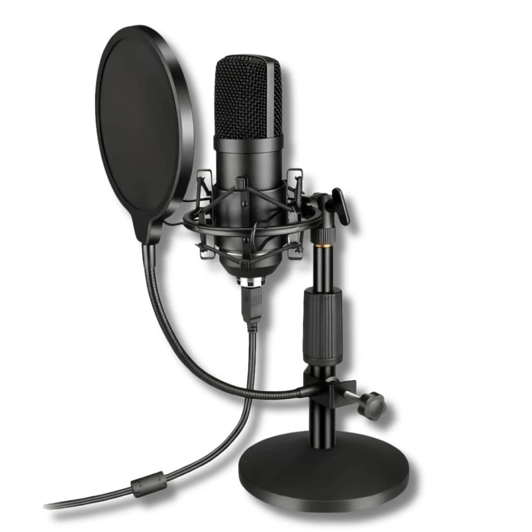 Kit De Micrófono Profesional USB Calidad De Estudio 192KHz/24bits