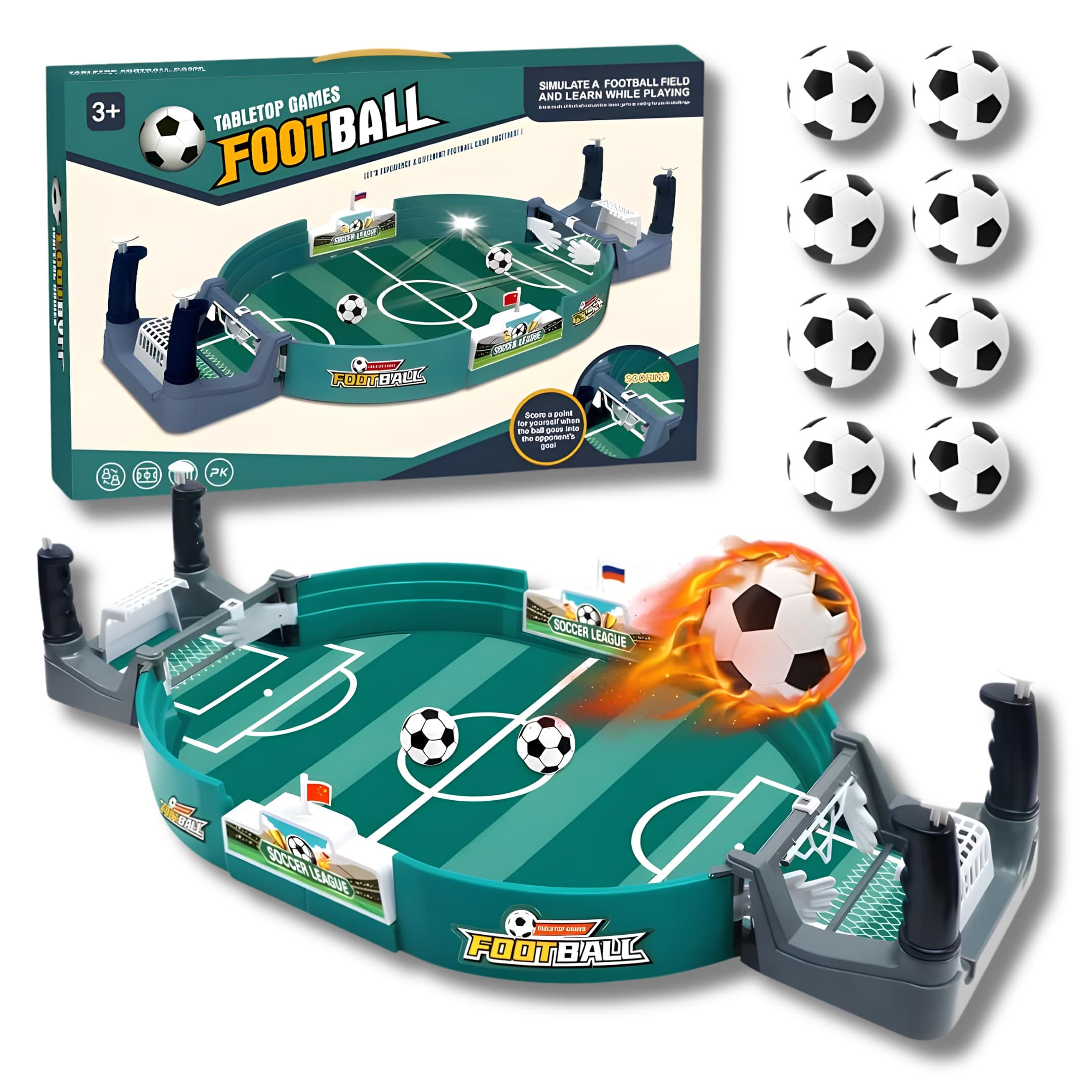 Juego De Mesa Futbolito ME-011 Portatil Para Niños Y Familia