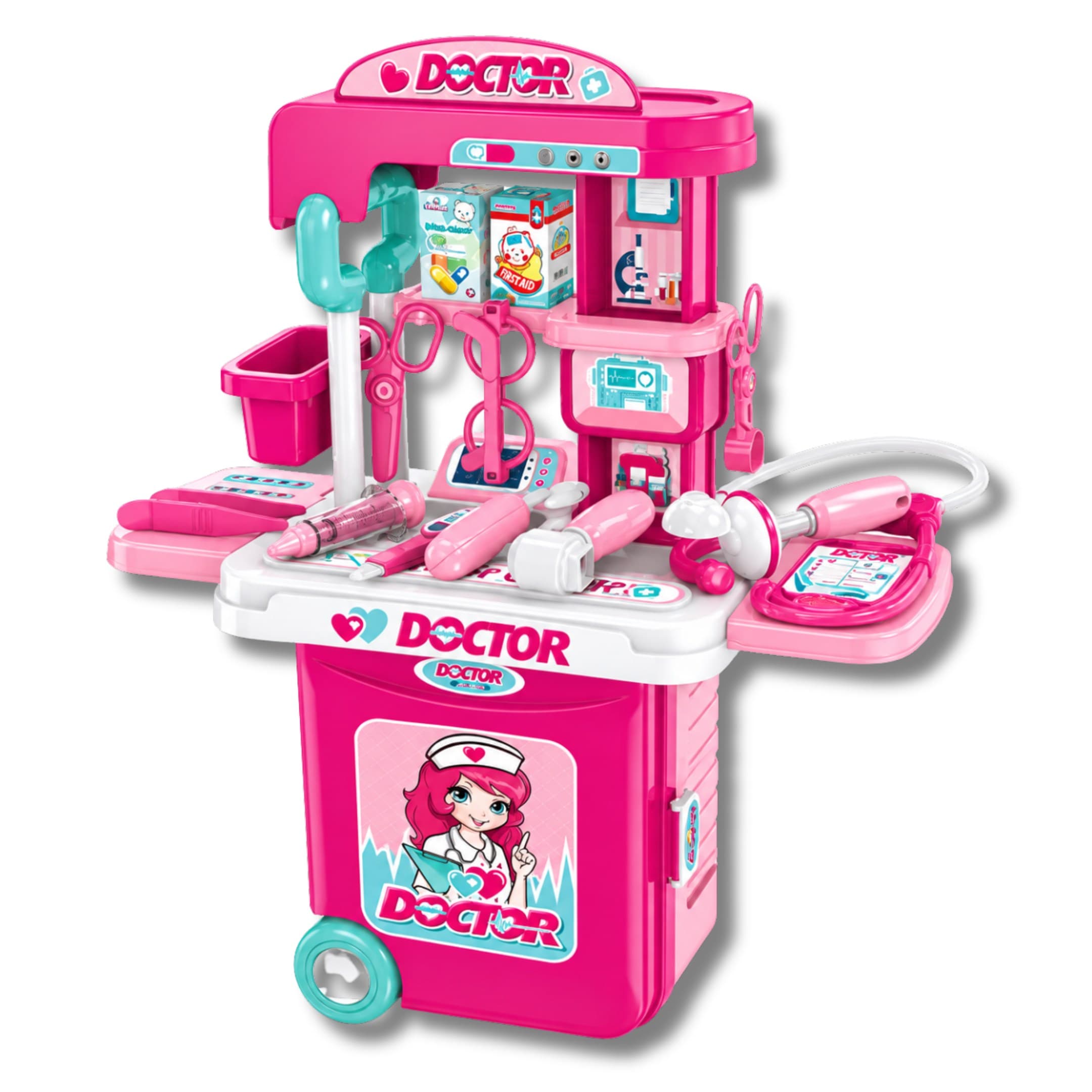 Juguete De Doctora Didactico Modelo 995C En Maletin Set Multiuso Y Manual