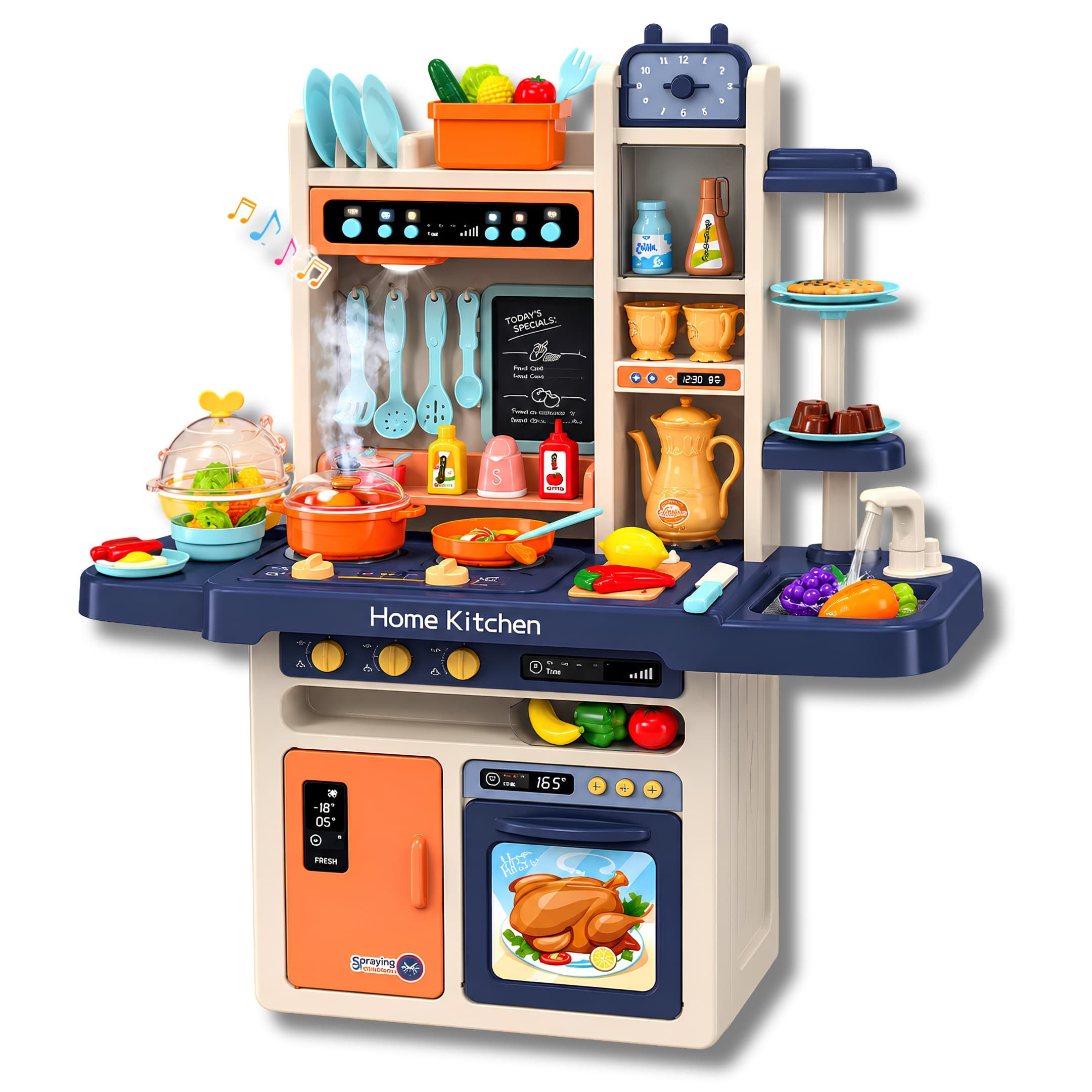 Juguete De Cocina Didactico Modelo 161 Grande Maletin Set Multiuso Y Manual