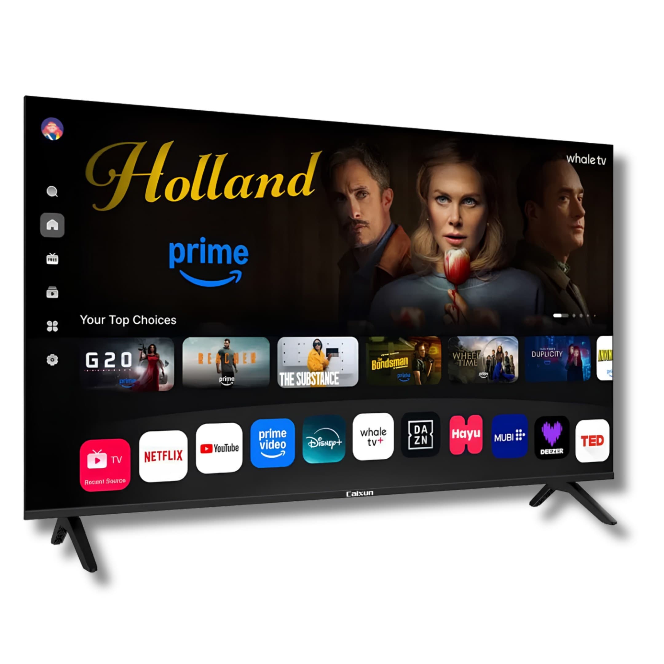 Televisor PK Vision 75 Pulgadas 4K Con Sistema Inteligente Whale TV