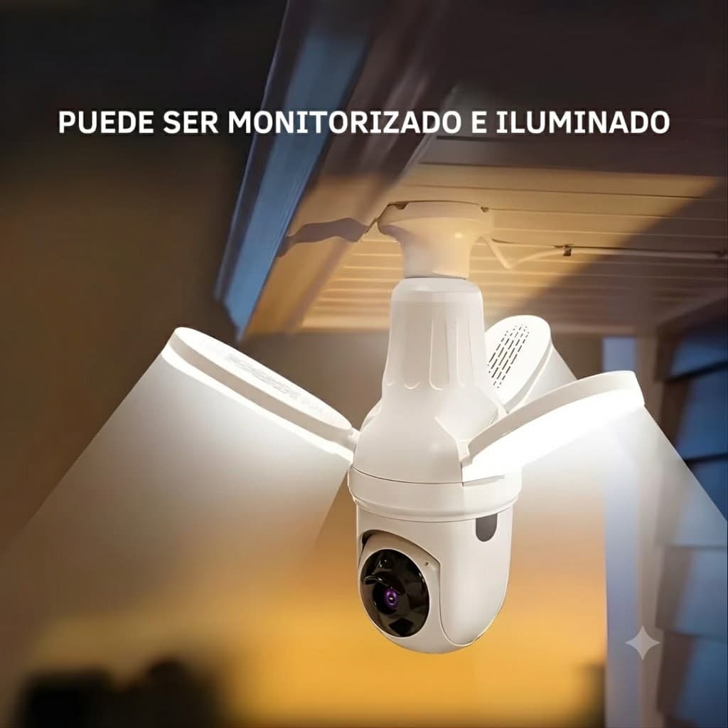 Cámara Foco Inteligente SecureGlow 360