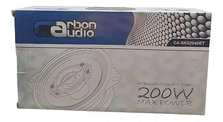 Parlante 200w carbón audio