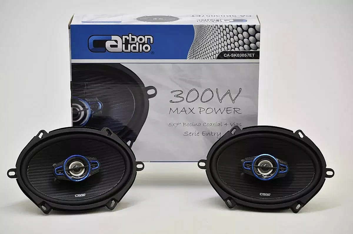 Parlante 300w carbón audio