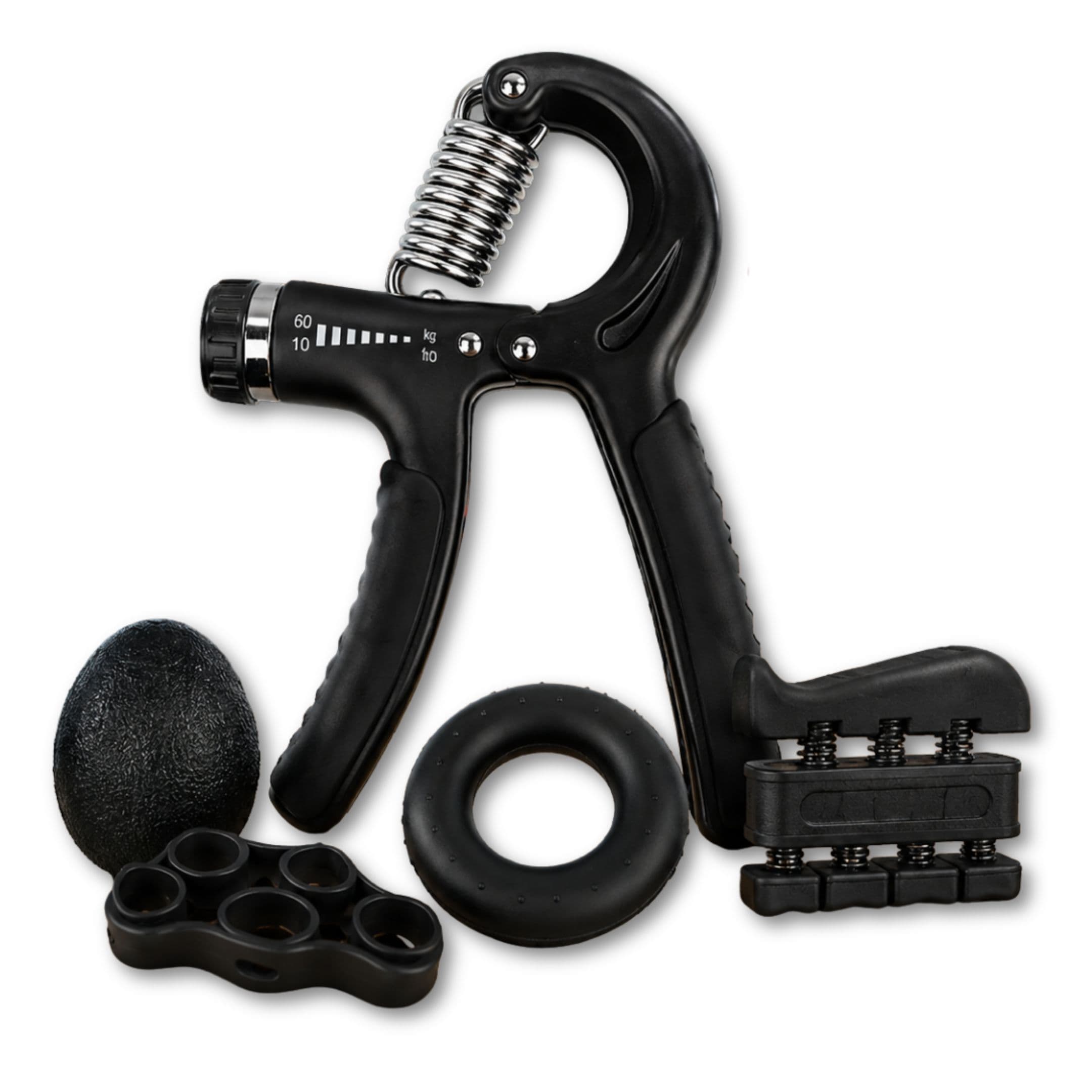 Kit Ejercitador De Mano Combo Hand Grip Fortalece Agarre Y Antebrazo
