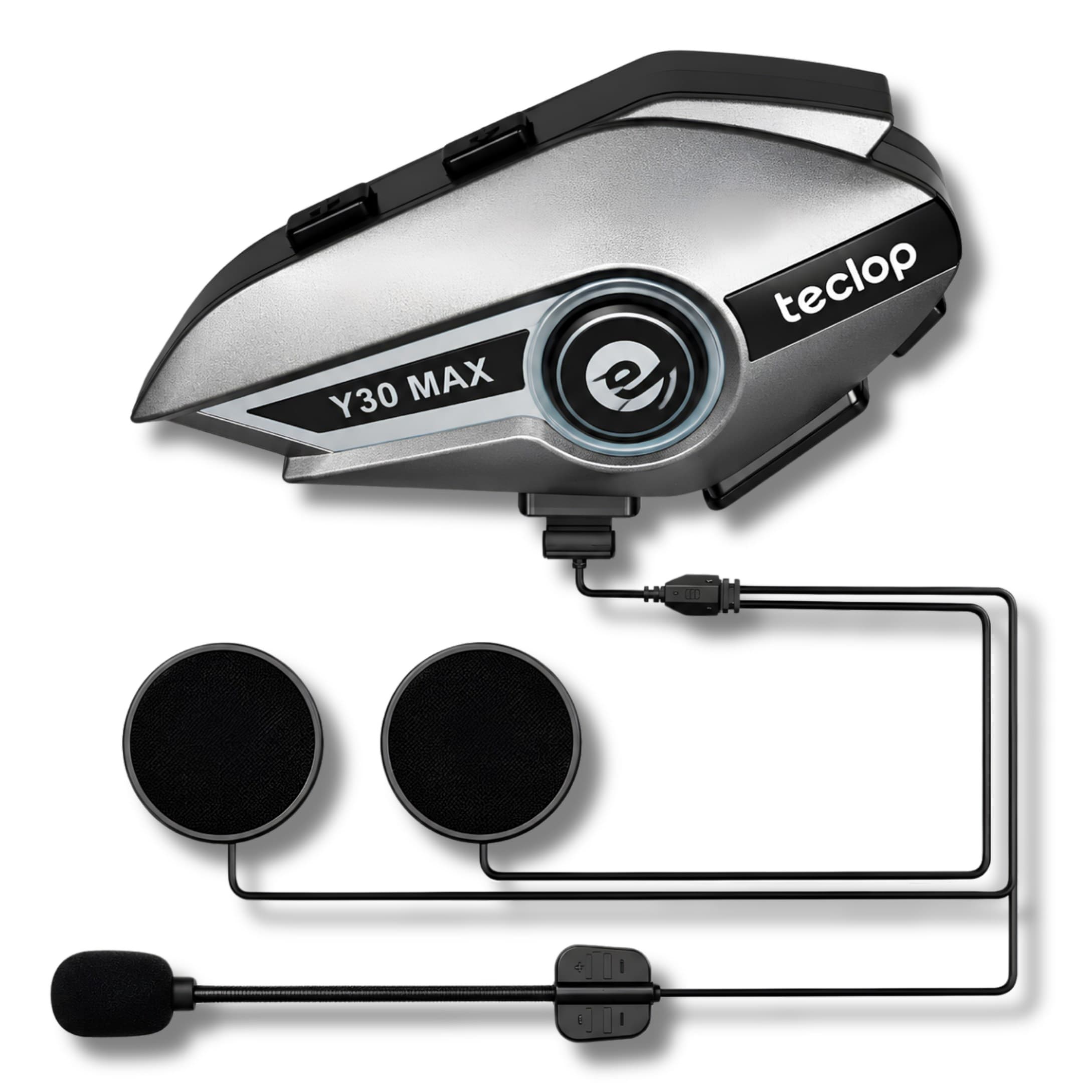 Intercomunicador Bluetooth Para Casco De Moto Y30 Max Audifonos