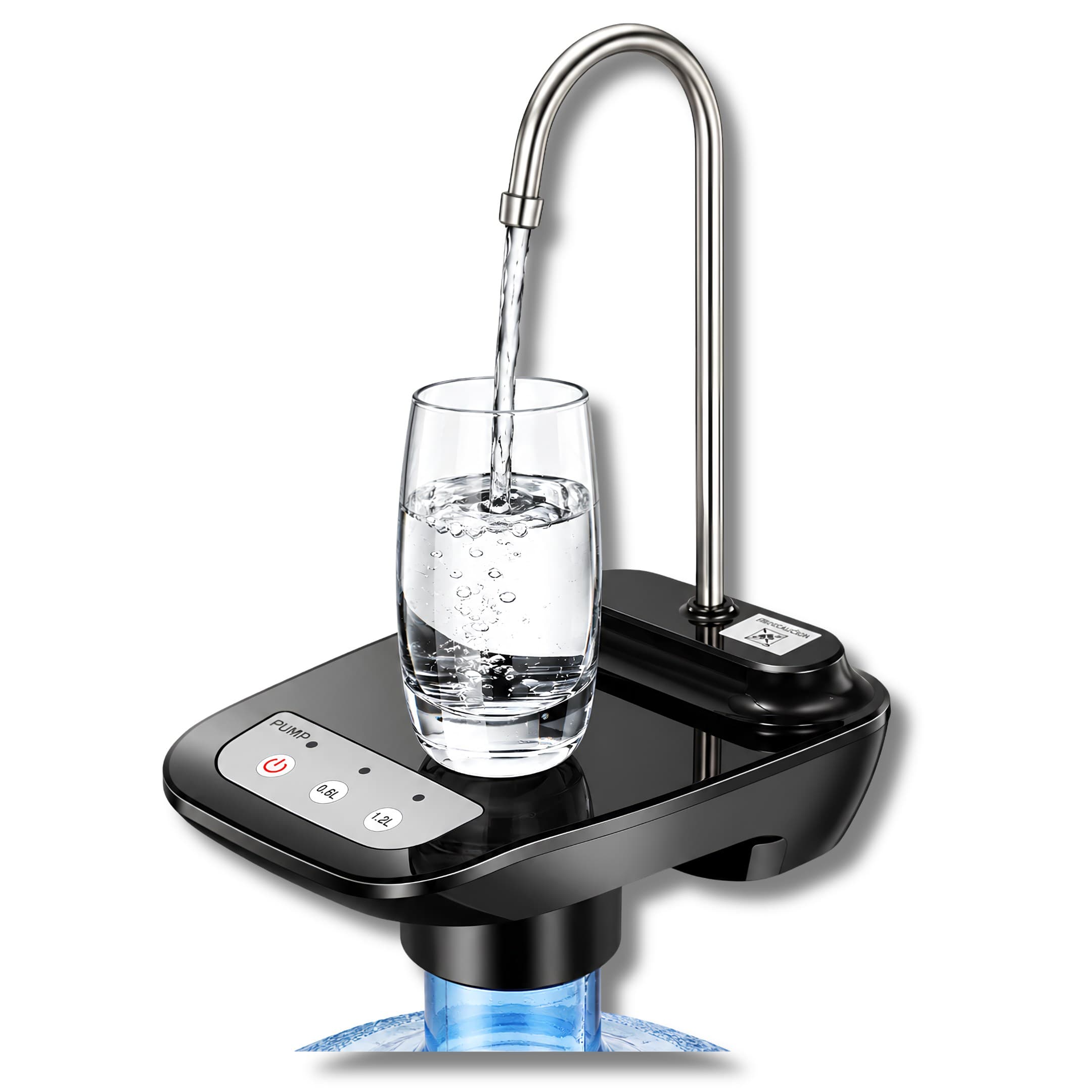 Dispensador De Agua Automatico Botellón Recargable Con Base JR-758
