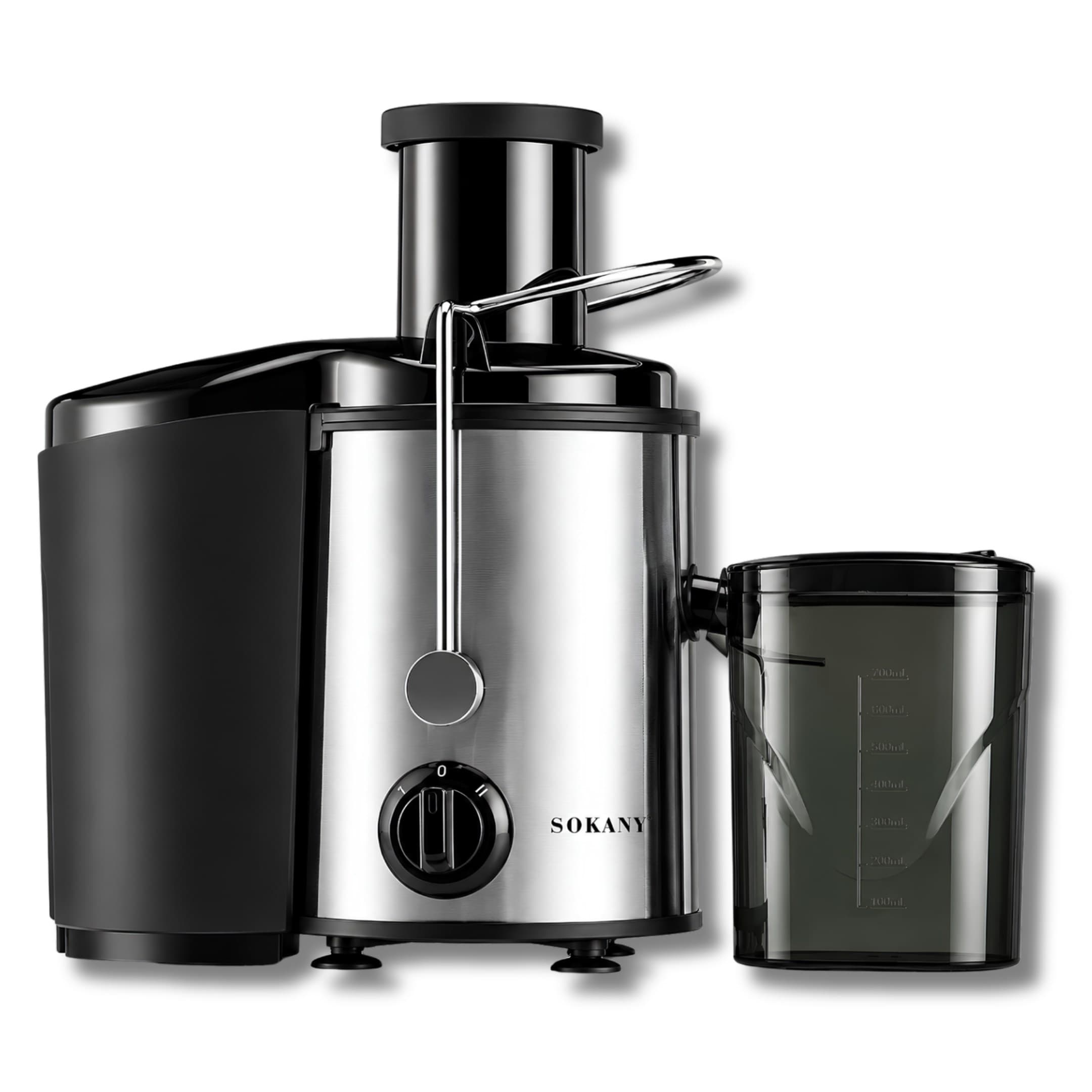 Extractor De Jugos Eléctrico Sokany De Alta Potencia Y Acero Inoxidable