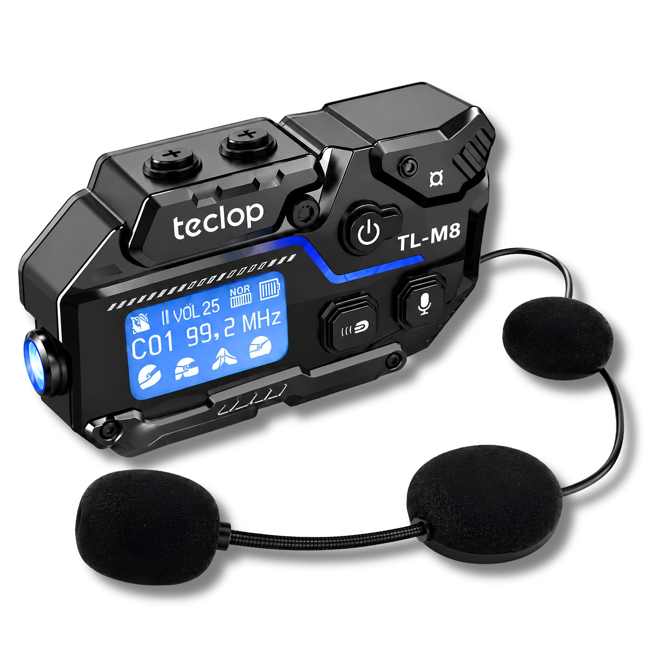 Intercomunicador Bluetooth Para Casco De Moto TL-M8 Audifono Impermeable