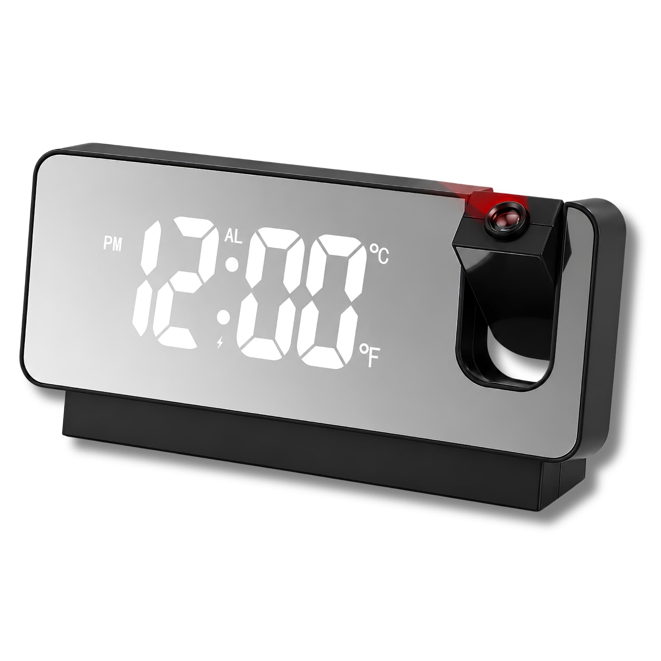 Reloj Despertador Digital Con Proyector De Hora Y Pantalla Lcd Led