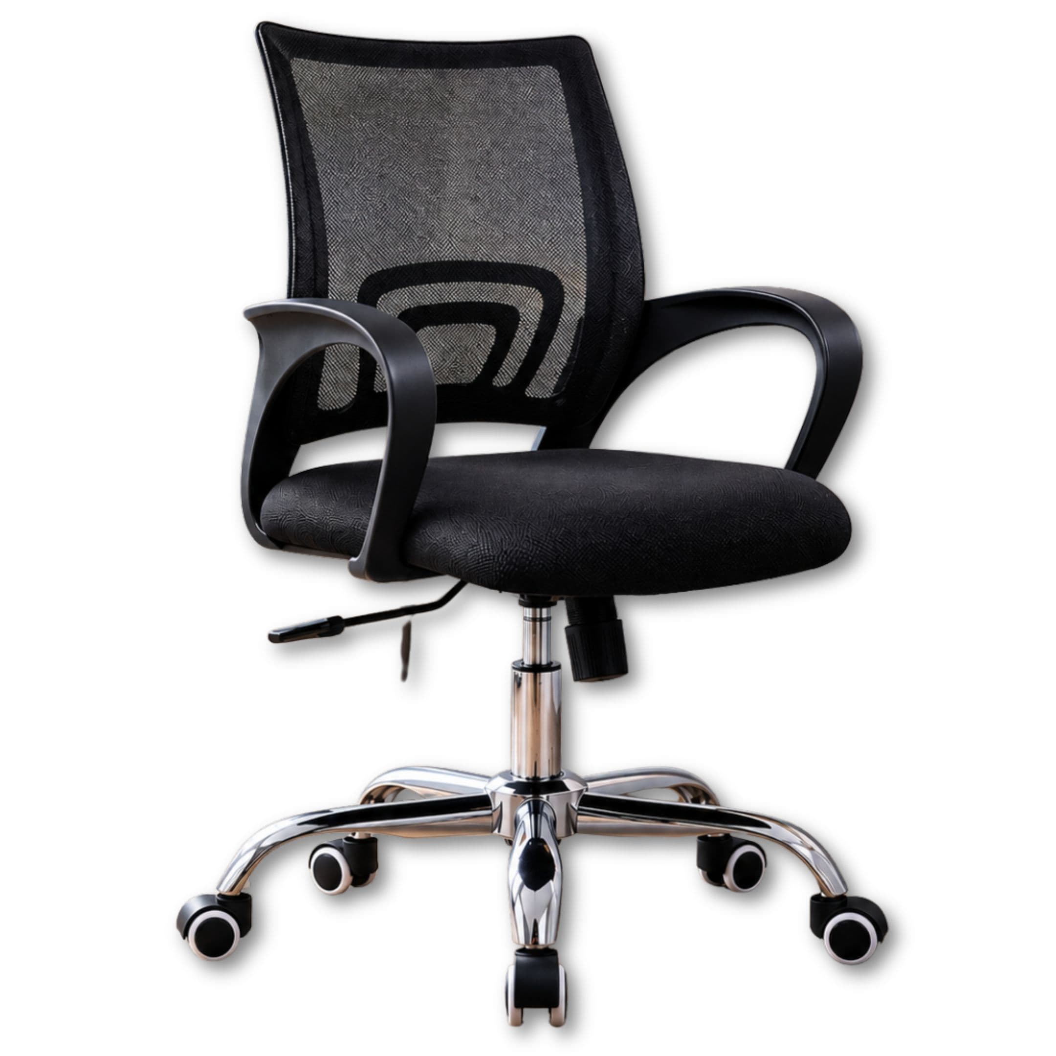 Silla Ejecutiva Con Ruedas Y Malla Ergonómica Diseño Moderno Con Soporte Lumbar Y Altura Ajustable