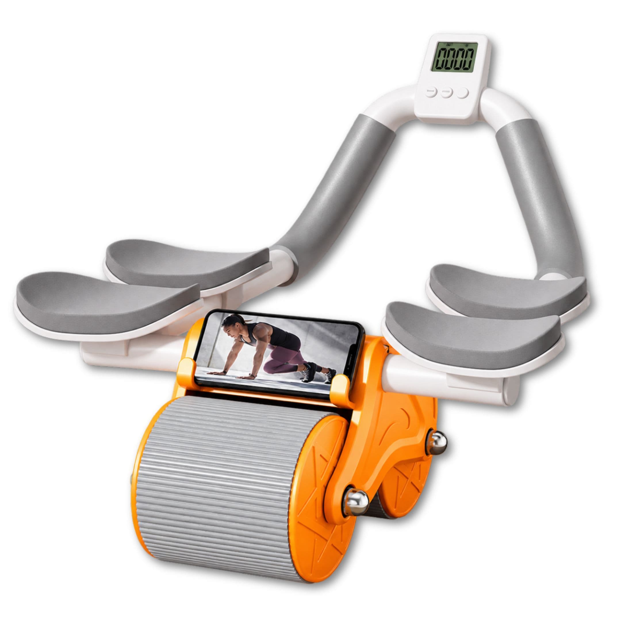 Rueda Abdominal Rebote Automático Con Soporte Para Celular WT-E172