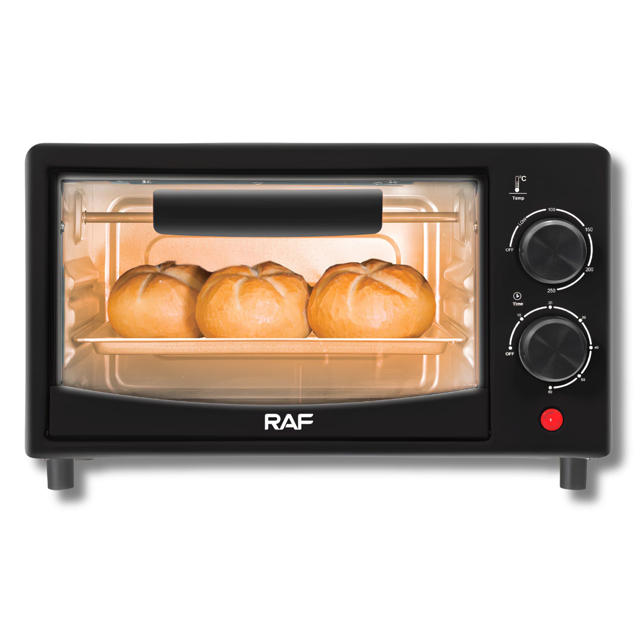 Horno Tostador RAF 110 Compacto Con Control De Temperatura