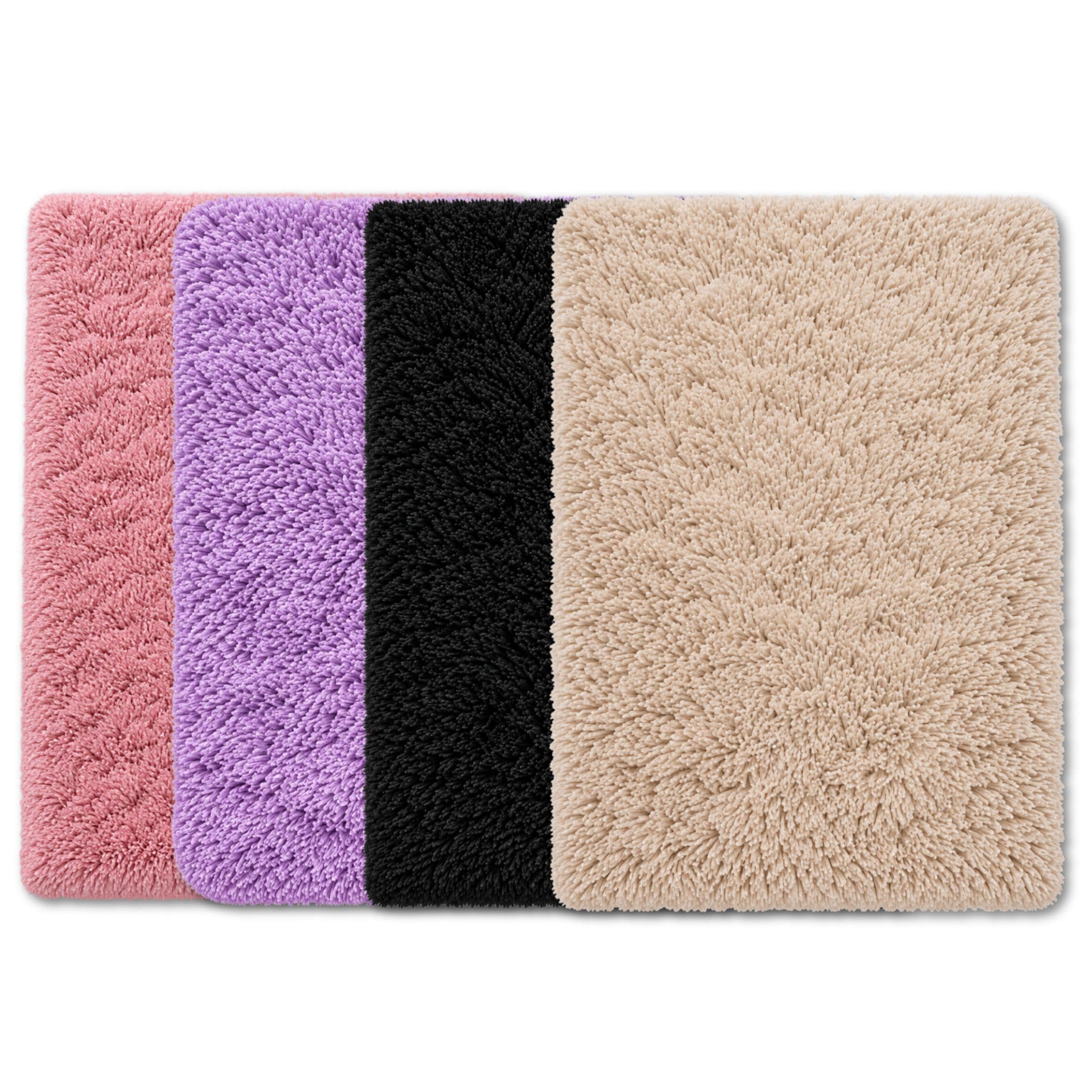 Tapete Decorativo Peludo Tipo Peluche Mediano 150CM X 100CM Alfombra Acolchada Para Sala Y Habitación