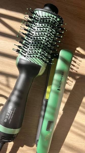 PLANCHA Y CEPILLO SECADOR REMNLINGTON DE AGUACATE